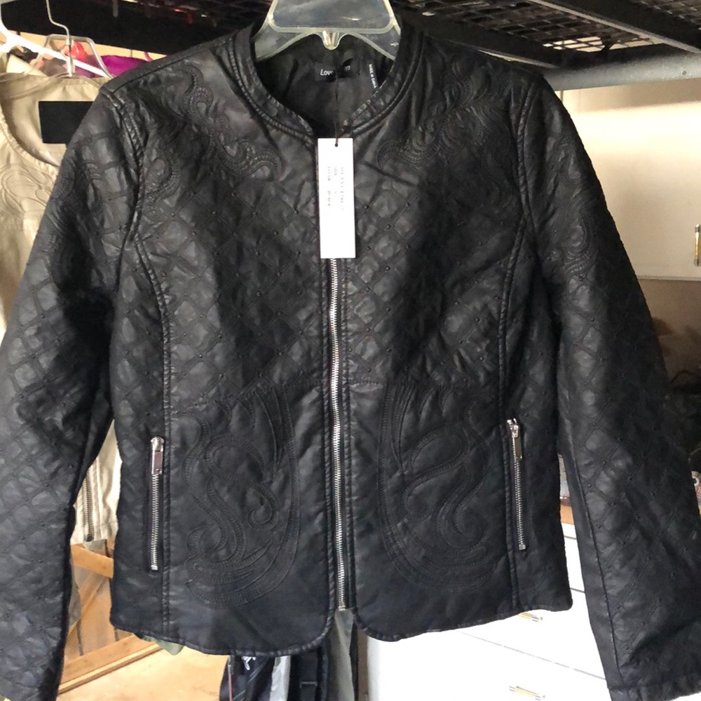 Leather jacket